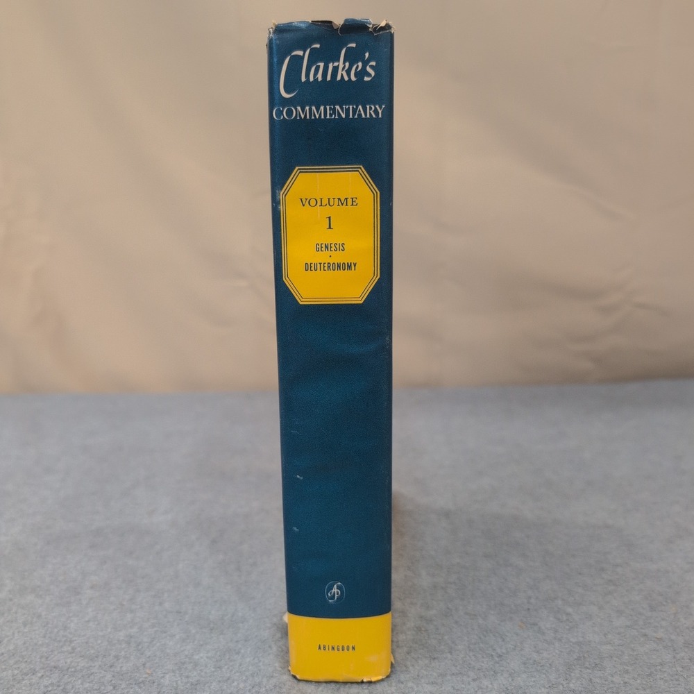 Clarke's Commentary Volume 1 Genesis - Deuteronomy Adam Clarke Abingdon‎ Press - Picture 4 of 4